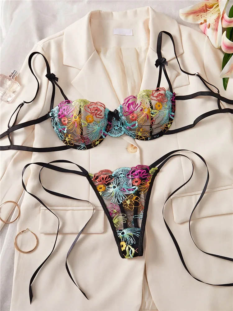Сексуальные комплекты бюстгальтеров с вышивкой на бретелях, красочные цветы, нижнее белье, кружевное бесшовное нижнее белье феи, получашка, прозрачный экзотический бюстгальтер, короткий комплект
Сексуальные комплекты бюстгальтеров с вышивкой на бретелях, красочные цветы, нижнее белье, кружевное бесшовное нижнее белье феи, получашка, прозрачный экзотический бюстгальтер, короткий комплект