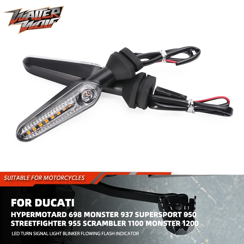 Rear LED Turn Signal Light Blinker Flowing Flash Indicator For Ducati Hypermotard 698 Panigale 1000 V4 Scrambler 1100 Motorycle
Rear LED Turn Signal Light Blinker Flowing Flash Indicator For Ducati Hypermotard 698 Panigale 1000 V4 Scrambler 1100 Motorycle