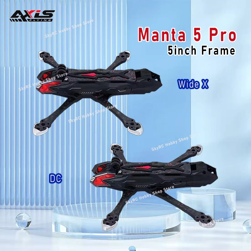 Axisflying Manta 5 Pro DC/Squashed X 5inch 6S FPV Frame Kit 226.5mm Wheelbase for RC FPV Freestyle Parts
Axisflying Manta 5 Pro DC/Squashed X 5inch 6S FPV Frame Kit 226.5mm Wheelbase for RC FPV Freestyle Parts