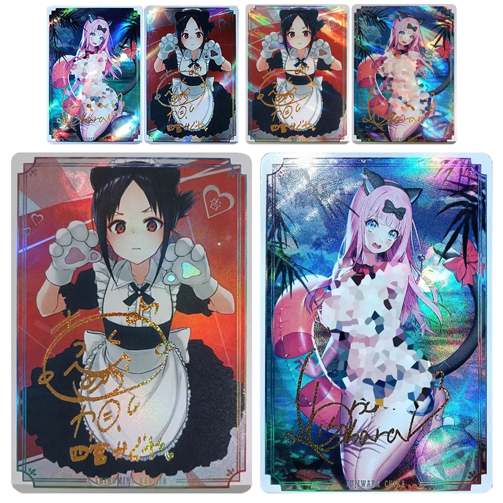Kaguya-sama Love Is War Shinomiya Kaguya 2 шт. DIY фольга штамповка Подпись коллекционные карты праздничные подарки огнеупорный блеск
Kaguya-sama Love Is War Shinomiya Kaguya 2 шт. DIY фольга штамповка Подпись коллекционные карты праздничные подарки огнеупорный блеск