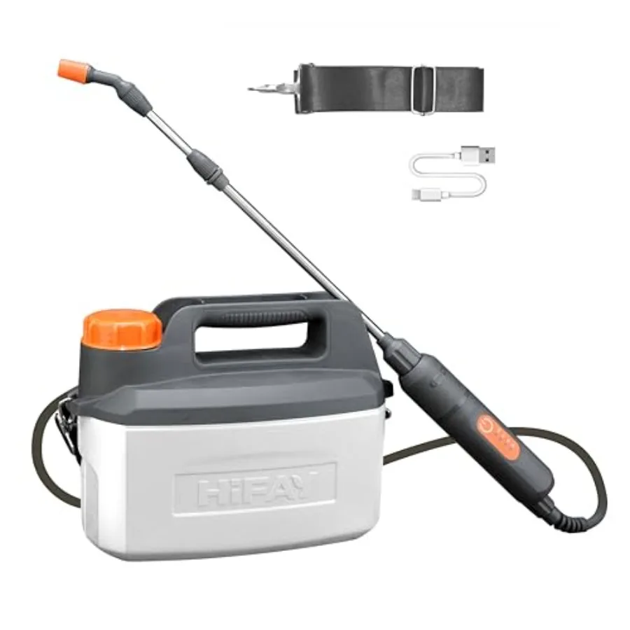 PRO Electric Sprayer 1 Gallon Built-in 4000mAhRechargeable Battery Powered Sprayer with Telescopic Wand Plant Mister Kitchen Cl
PRO Electric Sprayer 1 Gallon Built-in 4000mAhRechargeable Battery Powered Sprayer with Telescopic Wand Plant Mister Kitchen Cl