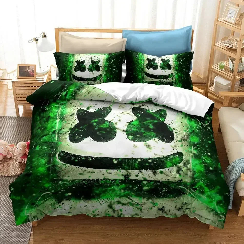 DJ Marshmallow Bedding Set Boys Girls Twin Queen Size Duvet Cover Pillowcase Bed Kids Adult Fashion Home Textileextile
DJ Marshmallow Bedding Set Boys Girls Twin Queen Size Duvet Cover Pillowcase Bed Kids Adult Fashion Home Textileextile