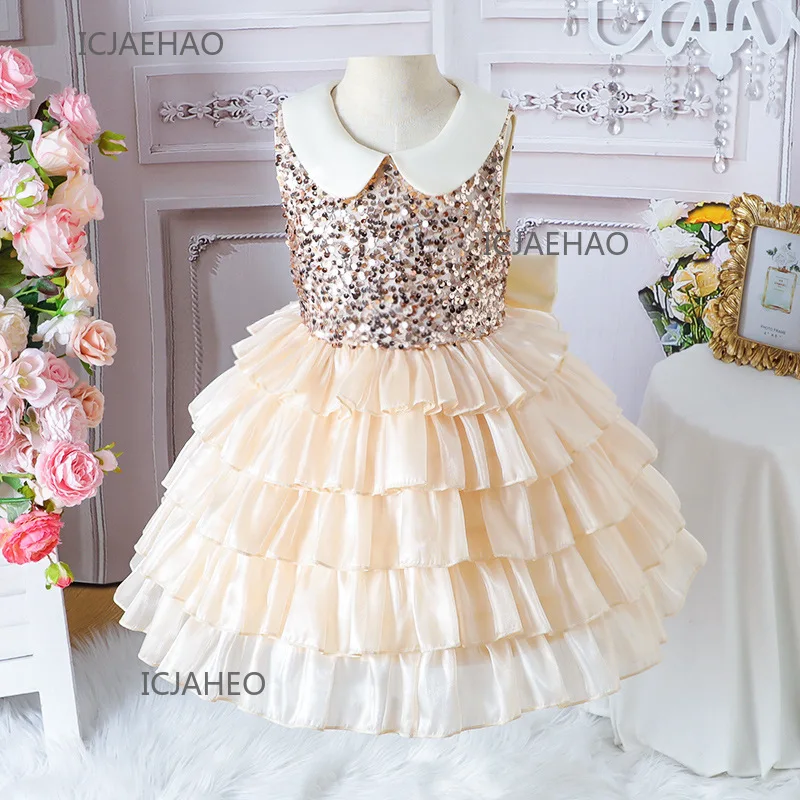 Party Dress VestidoNew Children Girls Cake Tutu Glitter Dresses Costumes Princess Tulle Gown Birthday Piano Host Kids Outfits
Party Dress VestidoNew Children Girls Cake Tutu Glitter Dresses Costumes Princess Tulle Gown Birthday Piano Host Kids Outfits