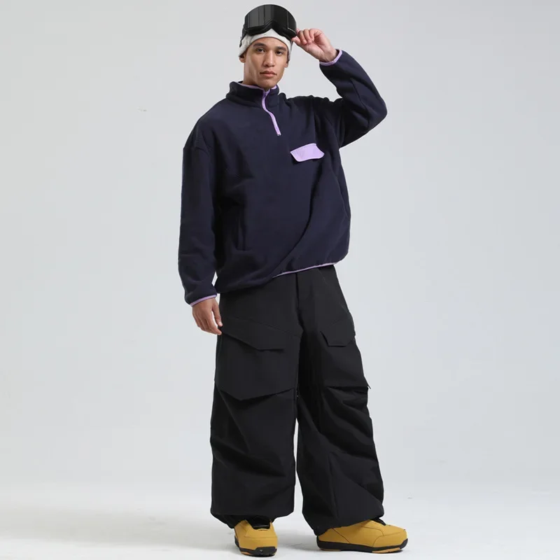 2025 Winter New Ski Pants Waterproof Wear Resistant Warm Breathable Men's Sports Pants Women's Outdoor Double Board Loose Pants
2025 Winter New Ski Pants Waterproof Wear Resistant Warm Breathable Men's Sports Pants Women's Outdoor Double Board Loose Pants