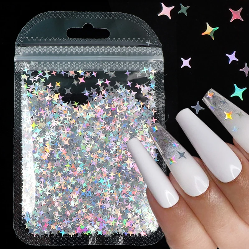 1Box Holographic Silver Stars Nails Art Glitter Sequins Accessories Laser Flakes Charms Shiny Sequins for Nail Art Design
1Box Holographic Silver Stars Nails Art Glitter Sequins Accessories Laser Flakes Charms Shiny Sequins for Nail Art Design