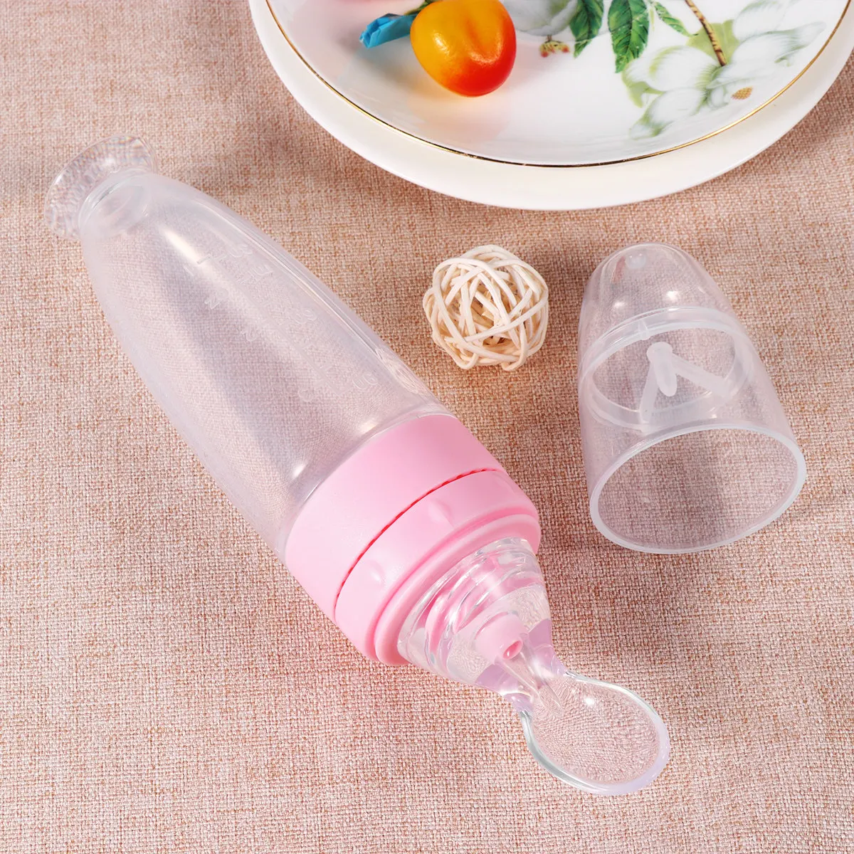 Silicone Baby Food Feeder Bottle with Integrated Spoon for Pureed Food Rice Paste Cereal Gentle Squeeze Portion Control Easy
Silicone Baby Food Feeder Bottle with Integrated Spoon for Pureed Food Rice Paste Cereal Gentle Squeeze Portion Control Easy