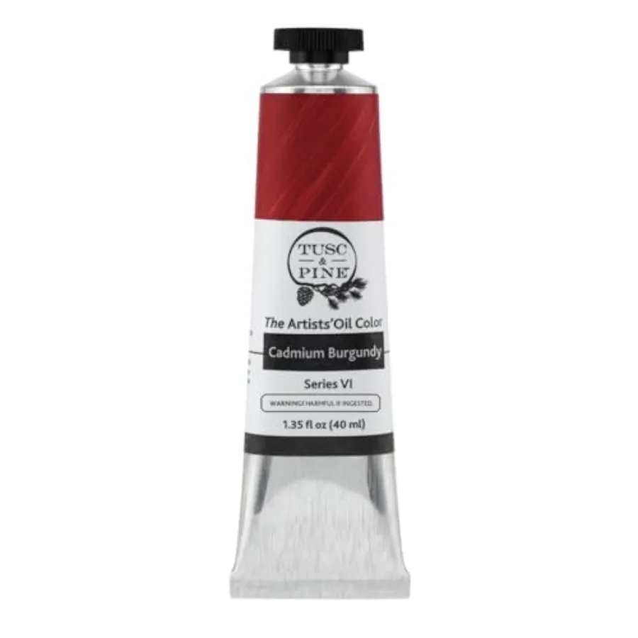 Artist Oil Paint - Cadmium Burgundy, 40 ml, Non-Yellowing, Rich and Creamy Consistency, Maximum Pigment Load, Small Batch Mille
Artist Oil Paint - Cadmium Burgundy, 40 ml, Non-Yellowing, Rich and Creamy Consistency, Maximum Pigment Load, Small Batch Mille