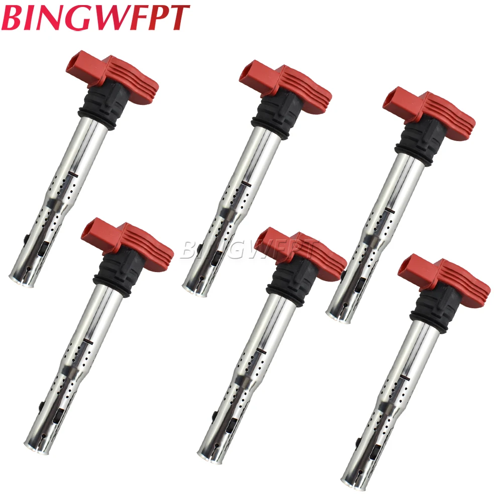 06E905115 6PCS/Set Ignition Coil 06E905115E For VW Touareg A4 S4 A5 A6 S6 Alroad A7 A8 Q5 Q7 R8 2.8 3.0 3.2 V6 4.2 V8 5.2
06E905115 6PCS/Set Ignition Coil 06E905115E For VW Touareg A4 S4 A5 A6 S6 Alroad A7 A8 Q5 Q7 R8 2.8 3.0 3.2 V6 4.2 V8 5.2
