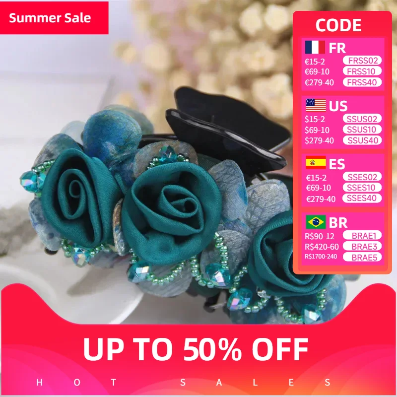 Claw Clips Women Flowers 집게핀 Hair Clip in Hair Pinzas Para El Cabello De Mujer Para Cabello Hair Accessories for Women
Claw Clips Women Flowers 집게핀 Hair Clip in Hair Pinzas Para El Cabello De Mujer Para Cabello Hair Accessories for Women