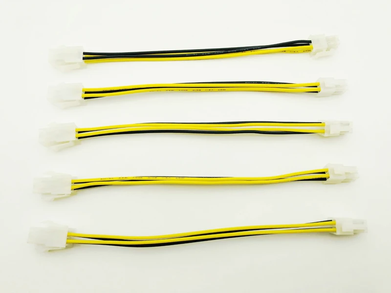 5PCS 20cm 4pin Power ATX 4 Pin Male to 4 Pin Female PC CPU Power Supply Extension Cable 4Pin Connector Adapter for Motherboard
5PCS 20cm 4pin Power ATX 4 Pin Male to 4 Pin Female PC CPU Power Supply Extension Cable 4Pin Connector Adapter for Motherboard