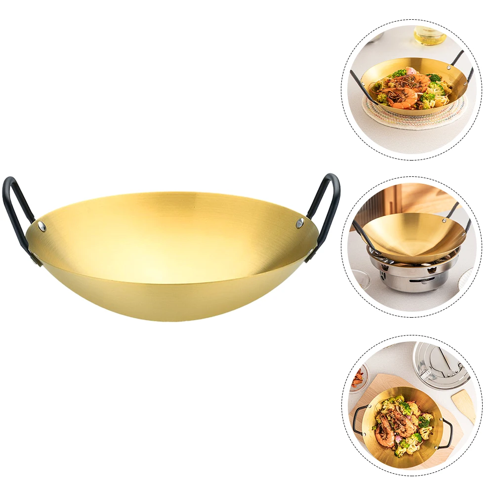 Stainless Steel Frying Pot Practical Cooking Utensil Double Handles Anti-Scald Non-Slip Design Fast Heating Easy Clean
Stainless Steel Frying Pot Practical Cooking Utensil Double Handles Anti-Scald Non-Slip Design Fast Heating Easy Clean