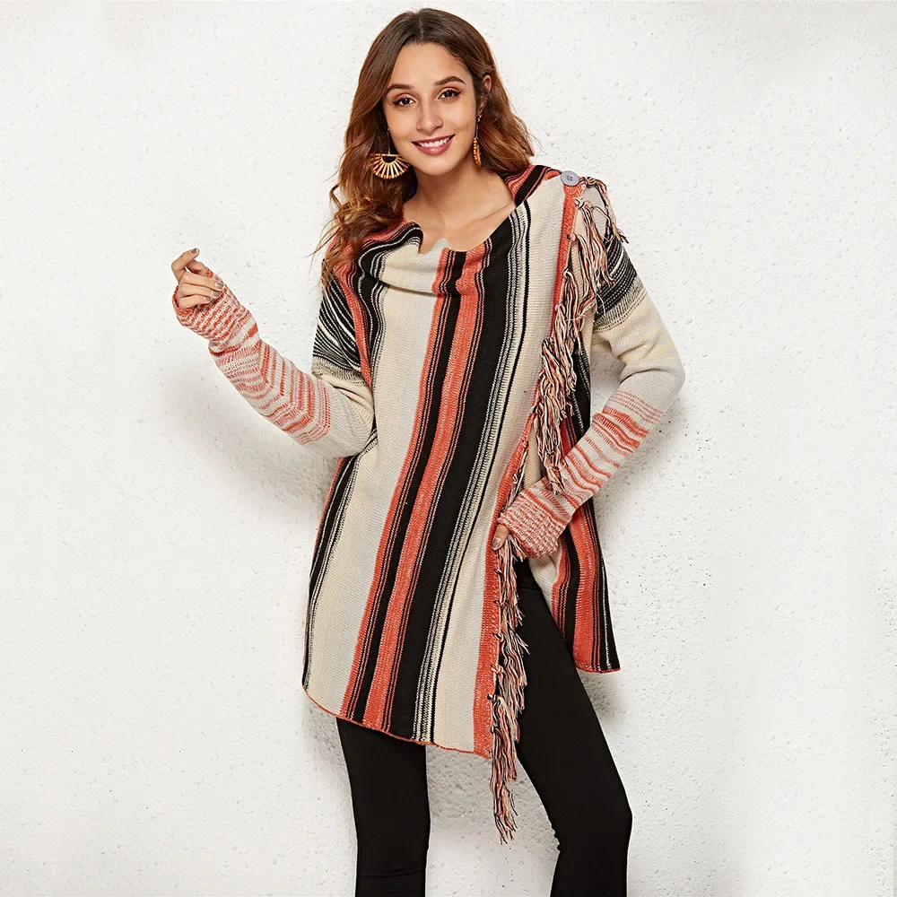 Irregular Fringe VintageSweaters Cardigans For Women Winter Fashion Jacket Female Long Cardigan Boho Knitwear Coats
Irregular Fringe VintageSweaters Cardigans For Women Winter Fashion Jacket Female Long Cardigan Boho Knitwear Coats
