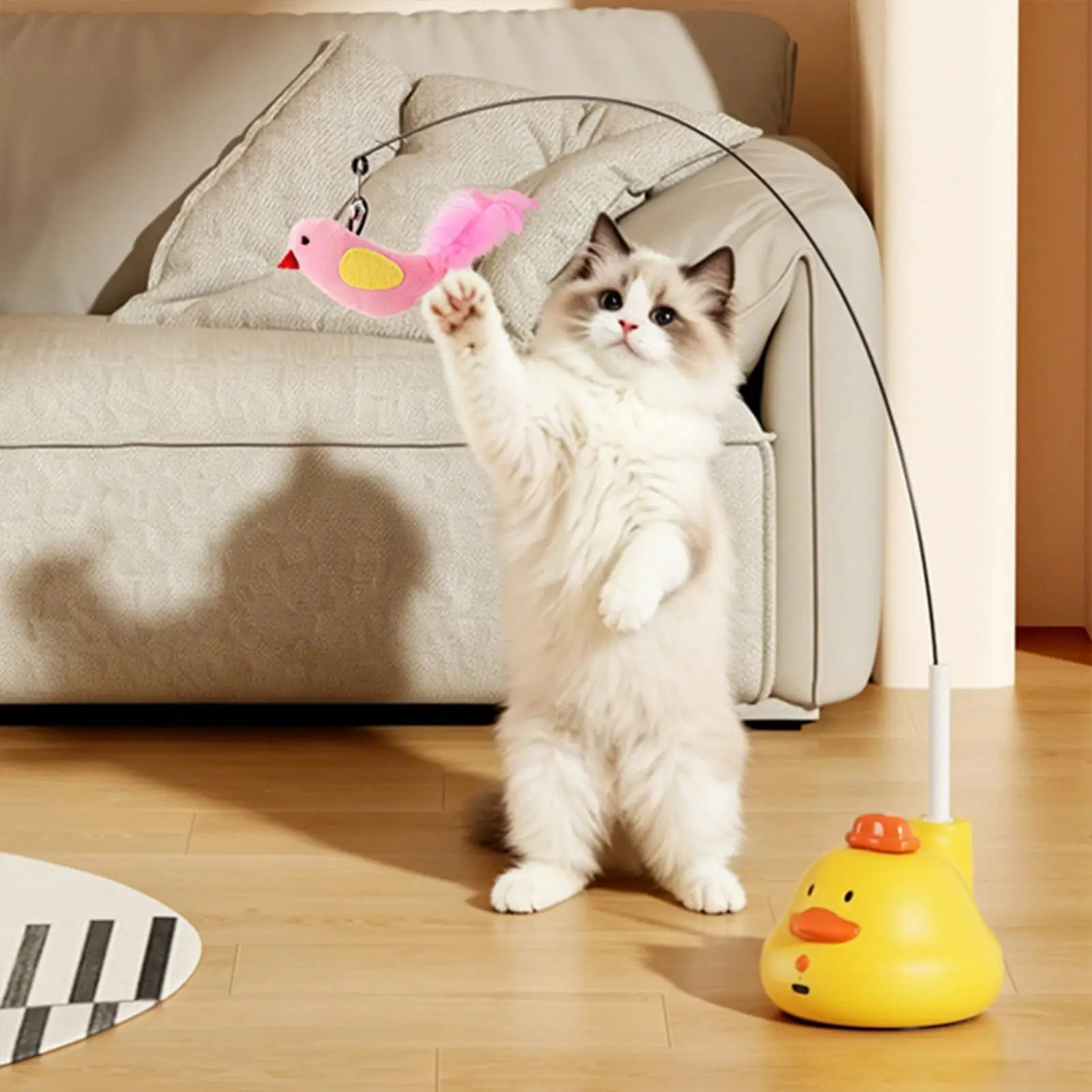Electronic Cat Toys 360 Rotating Automatic Rechargeable Teaser Stimulating Cat Toys Indoor Games For Moving Enrichment Boredom
Electronic Cat Toys 360 Rotating Automatic Rechargeable Teaser Stimulating Cat Toys Indoor Games For Moving Enrichment Boredom
