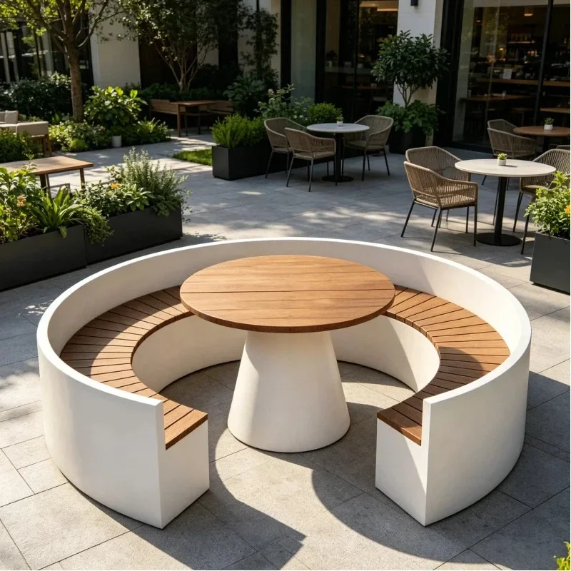 b7- Outdoor Round Card Seat Combination Shopping Mall Cafe Outside Swing Area Leisure Dining Table Tables and Chairs Simple
b7- Outdoor Round Card Seat Combination Shopping Mall Cafe Outside Swing Area Leisure Dining Table Tables and Chairs Simple