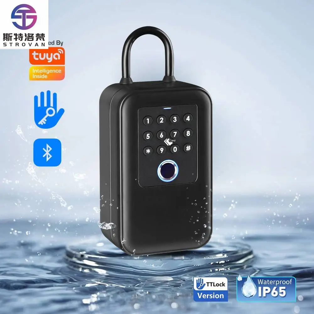 ZXHK TTlock Smart App IP65 Waterproof Tempered Glass Touch Screen Fingerprint Biometric Smart Keybox K7 With Door Magnetic Senso
ZXHK TTlock Smart App IP65 Waterproof Tempered Glass Touch Screen Fingerprint Biometric Smart Keybox K7 With Door Magnetic Senso