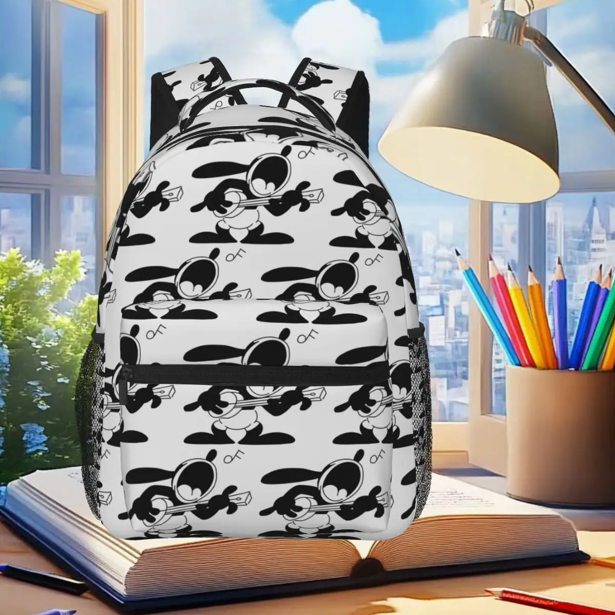 Guitar Oswald Backpack Student Boys Girls BookBag Kids School Bag Laptop Shoulder Bags for Men Women
Guitar Oswald Backpack Student Boys Girls BookBag Kids School Bag Laptop Shoulder Bags for Men Women