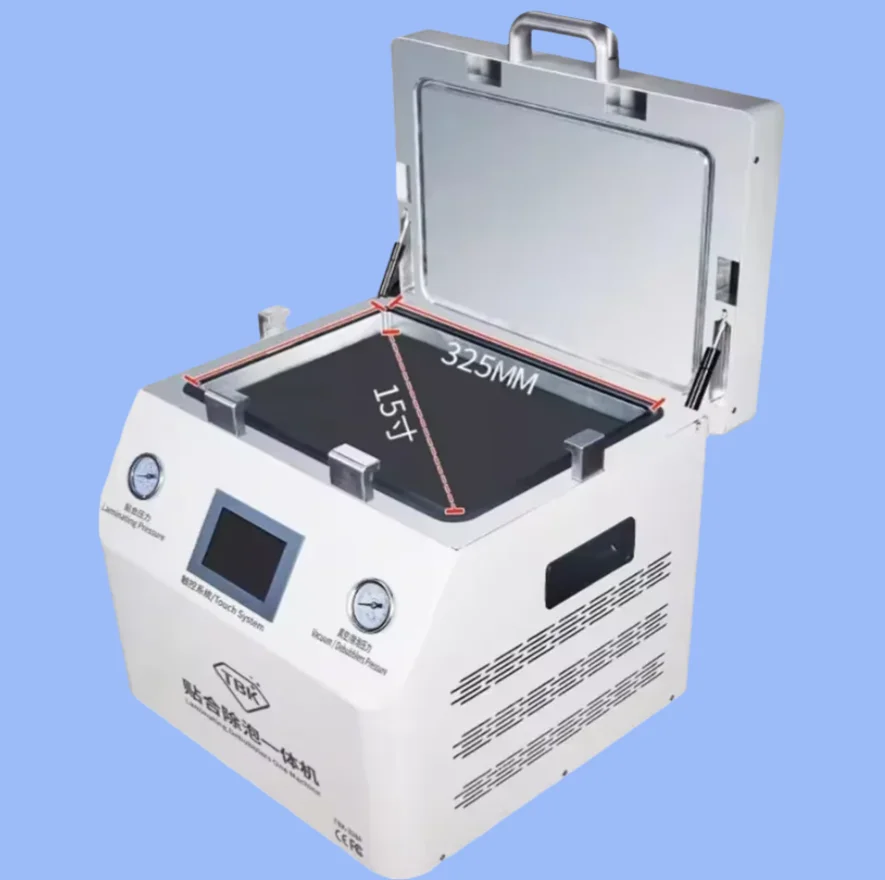 TBK-308A OCA Vacuum Laminating and Bubble Removing Machine 110V/220V LCD Screen Repair Laminator
TBK-308A OCA Vacuum Laminating and Bubble Removing Machine 110V/220V LCD Screen Repair Laminator