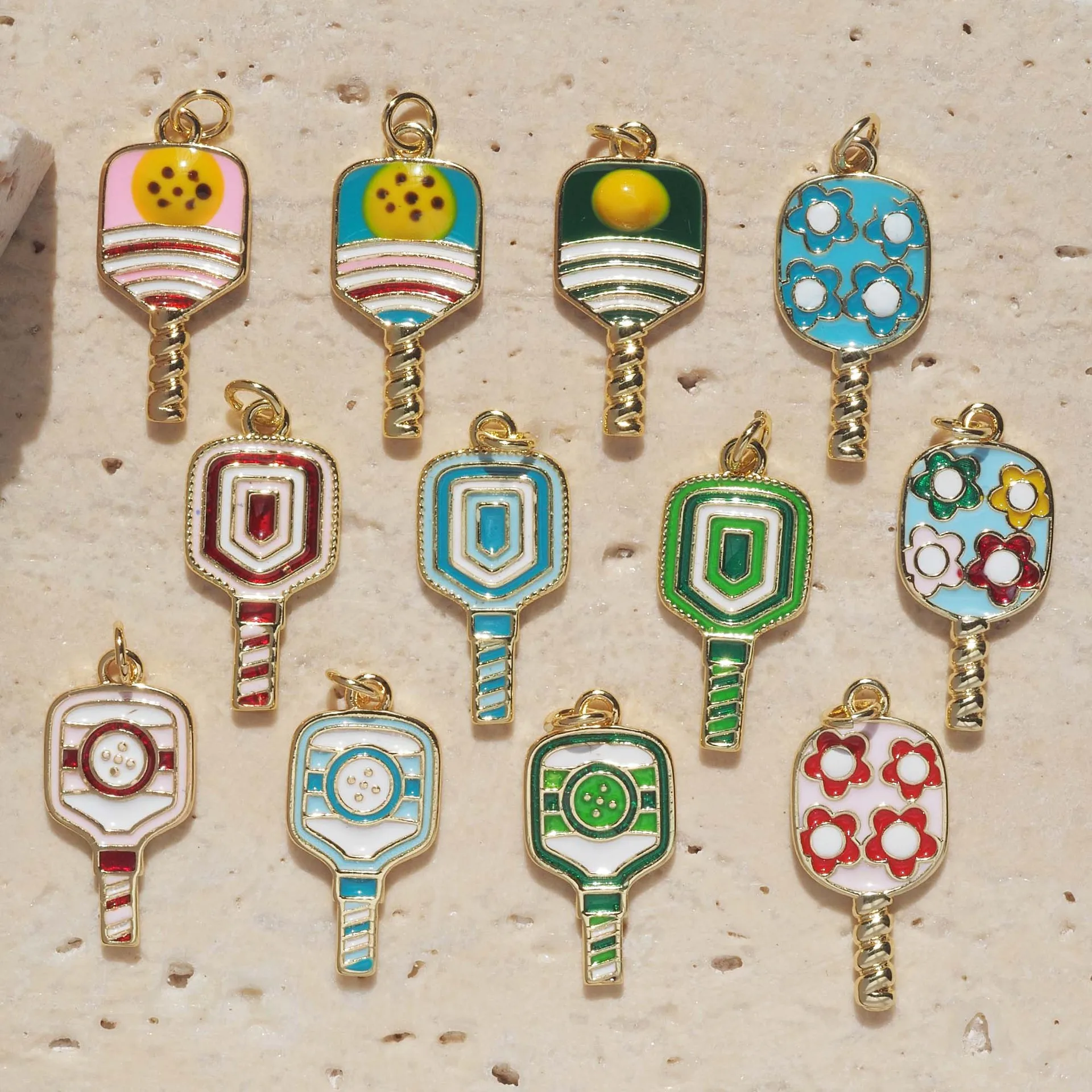 5Pcs/Hot selling Color Drip Oil Tennis Pick Ball Creative Pendant DIY Bracelet Keychain Pendant Accessories
5Pcs/Hot selling Color Drip Oil Tennis Pick Ball Creative Pendant DIY Bracelet Keychain Pendant Accessories