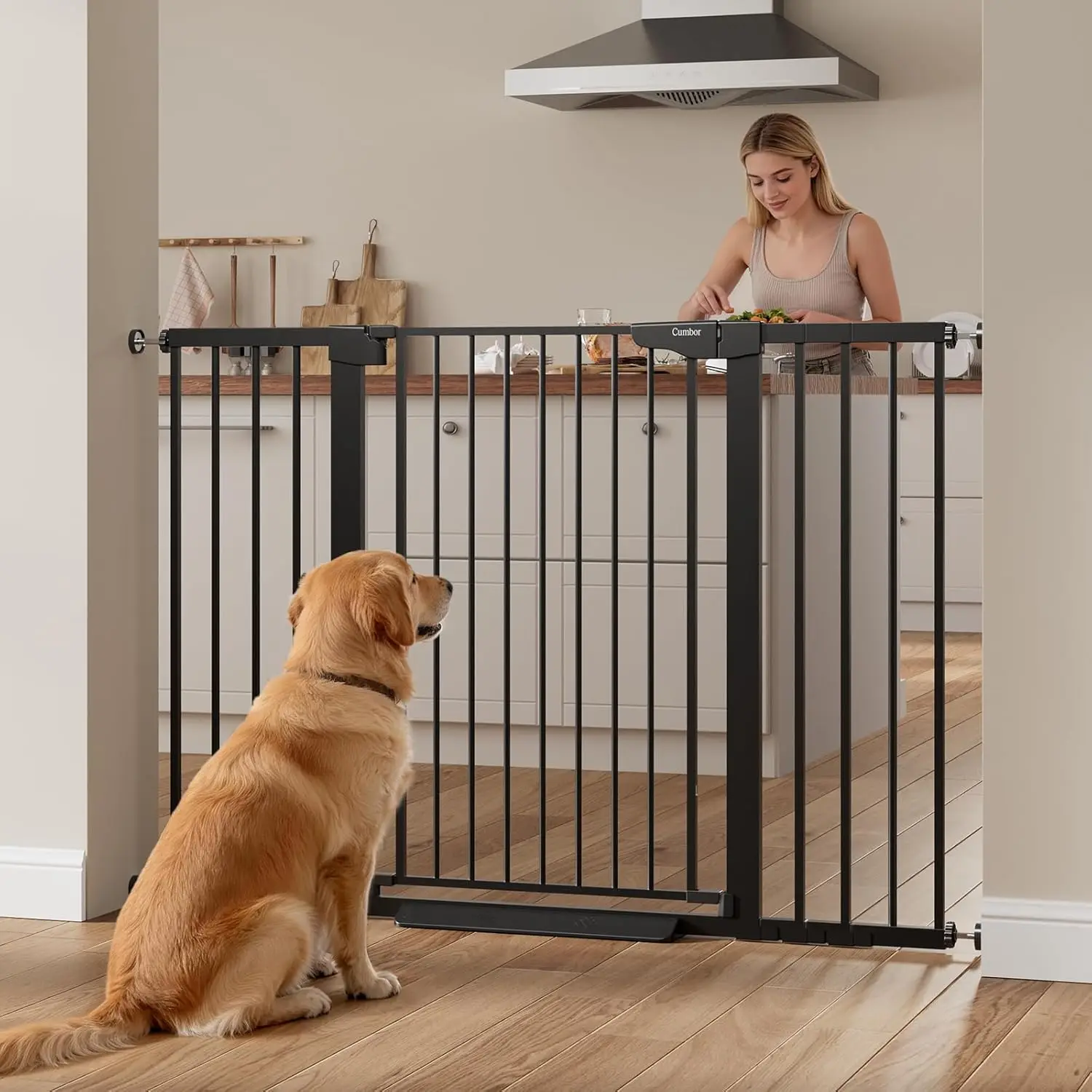 36" Extra Tall Baby Gate, 30-54" Wide Dog Gates for Large Dogs, Dual Lock & Self-Closing Child Gate for Stairs, Doorways
36" Extra Tall Baby Gate, 30-54" Wide Dog Gates for Large Dogs, Dual Lock & Self-Closing Child Gate for Stairs, Doorways