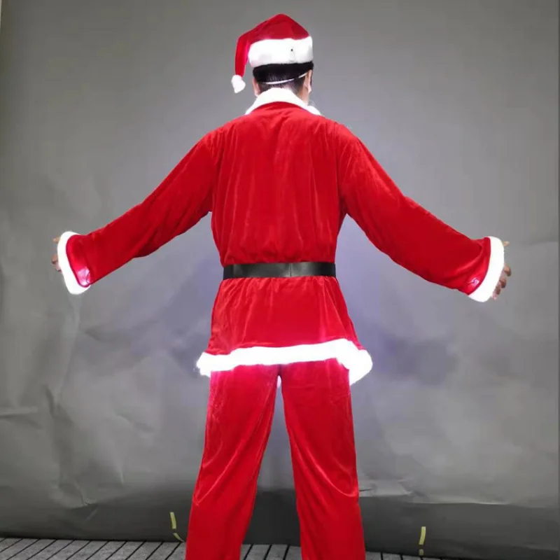 Light-up Christmas costume, Santa Claus costume, festive outfit, funny outfit for bars and nightclubs, street photo shoot attire
Light-up Christmas costume, Santa Claus costume, festive outfit, funny outfit for bars and nightclubs, street photo shoot attire