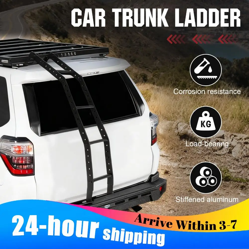 Car Exterior Rear Tailgate Ladder Roof Access Ladder Accessories for for Toyota 4Runner 2010-2024
Car Exterior Rear Tailgate Ladder Roof Access Ladder Accessories for for Toyota 4Runner 2010-2024