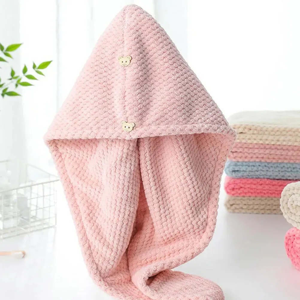 3 Pcs Quick Dry Cap Women Shower Caps Absorbent Coral Fleece Drying Turban Lightweight Travel Hair Towel Gentle Material Avoid
3 Pcs Quick Dry Cap Women Shower Caps Absorbent Coral Fleece Drying Turban Lightweight Travel Hair Towel Gentle Material Avoid