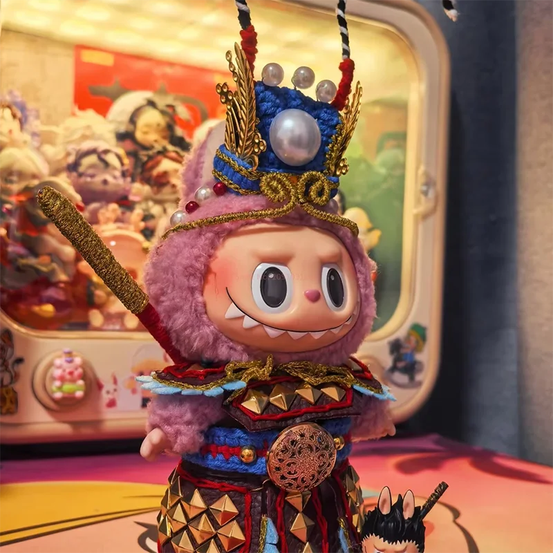 V2 Labubu Vinyl Figure Changeable Outfit Monkey King Sun Wukong Macaron Style 17cm Collectible Art Toy Black Sun Wukong
V2 Labubu Vinyl Figure Changeable Outfit Monkey King Sun Wukong Macaron Style 17cm Collectible Art Toy Black Sun Wukong