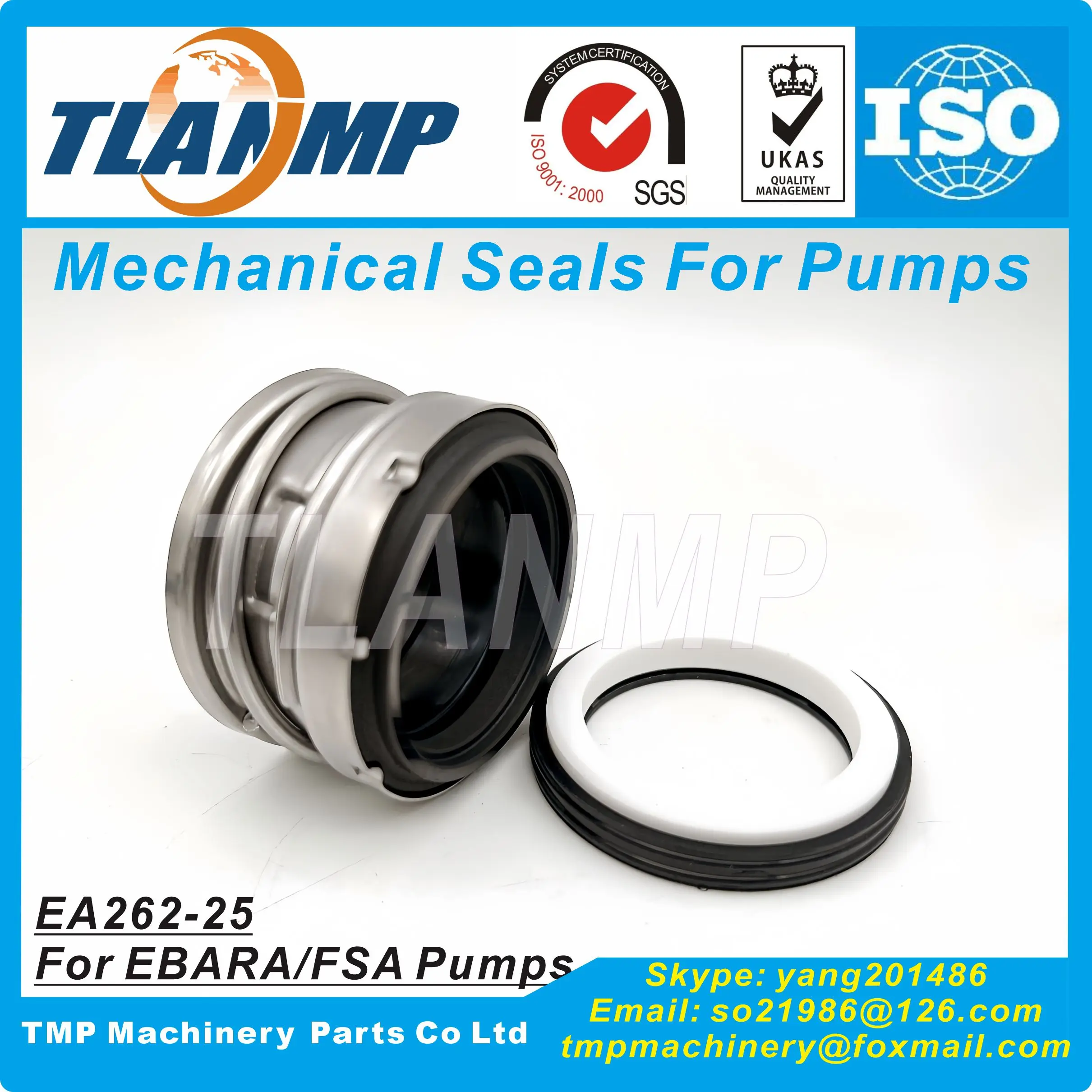 EA262-25/35/40/45 TLANMP Mechanical Seals For EBA-RA FSA FSLA, FSKA, FSJA PUMPS P/N:SUMSL0200 (U164-25/35/40/45)
EA262-25/35/40/45 TLANMP Mechanical Seals For EBA-RA FSA FSLA, FSKA, FSJA PUMPS P/N:SUMSL0200 (U164-25/35/40/45)