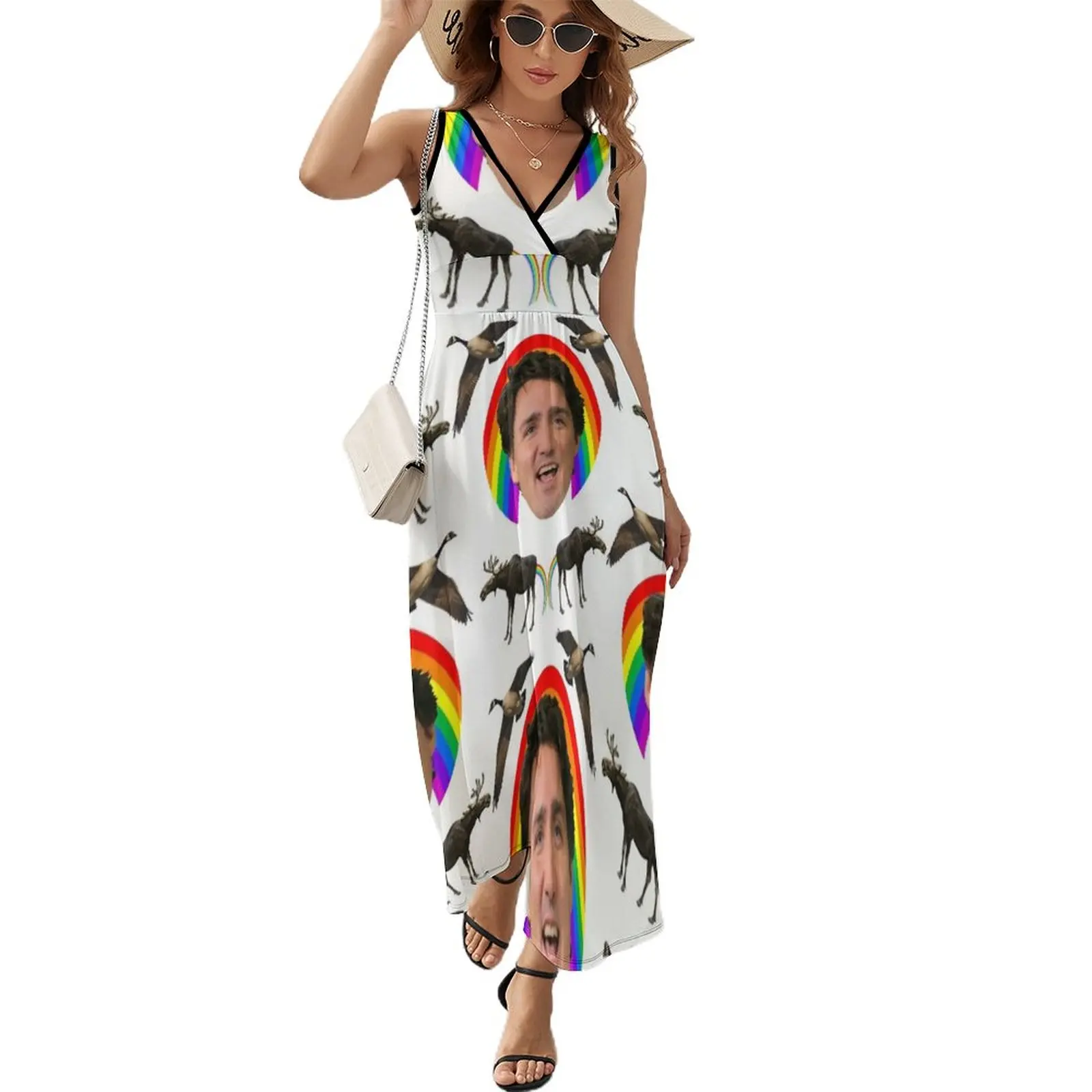 Canada pride Justin Trudeau. Sleeveless Dress dress for woman evening dress women evening dresses luxury 2023
Canada pride Justin Trudeau. Sleeveless Dress dress for woman evening dress women evening dresses luxury 2023