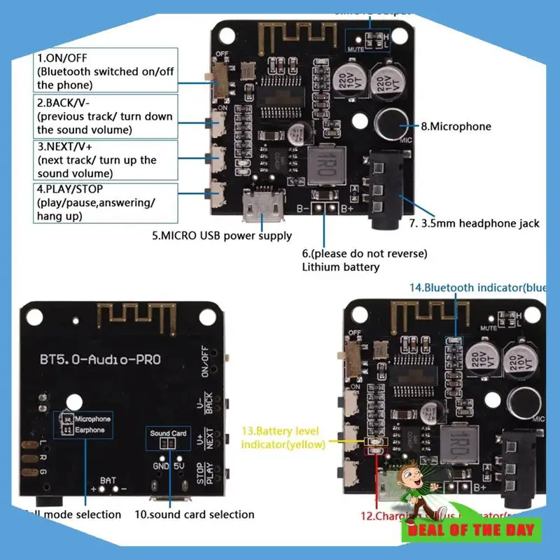 Bluetooth аудиоприемник Diy аудиоприемник MP3 Bluetooth декодер без потерь автомобильный динамик аудио усилитель плата с чехлом 3,7 В-5 В
Bluetooth аудиоприемник Diy аудиоприемник MP3 Bluetooth декодер без потерь автомобильный динамик аудио усилитель плата с чехлом 3,7 В-5 В
