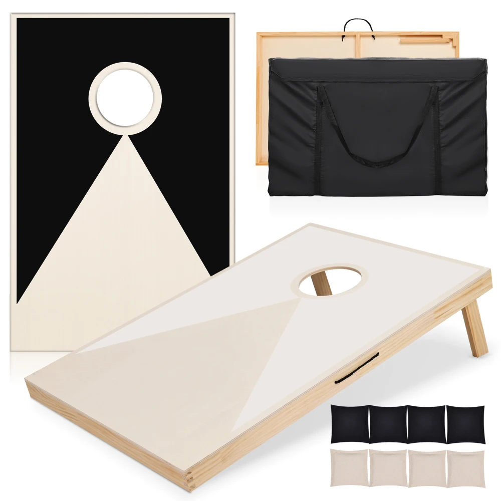 Набор Cornhole премиум-класса из цельного дерева — игровые доски 3 фута x 2 фута, в комплект входят 8 сумок для бросания отверстий для кукурузы
Набор Cornhole премиум-класса из цельного дерева — игровые доски 3 фута x 2 фута, в комплект входят 8 сумок для бросания отверстий для кукурузы