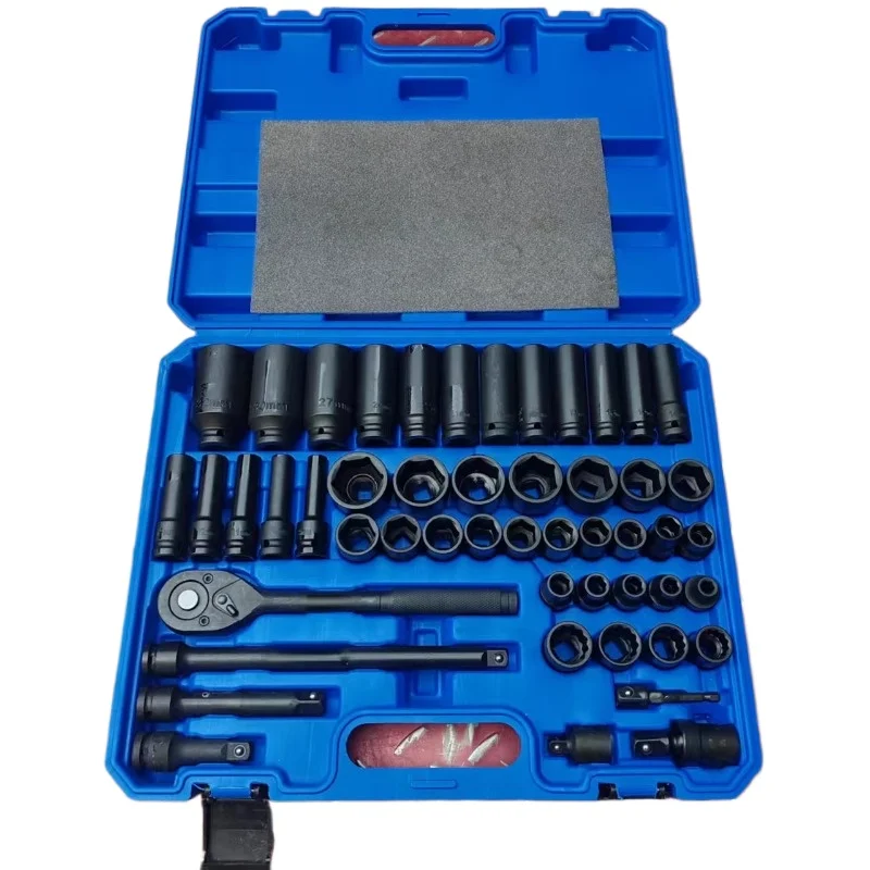 Dafei interface 50-piece sleeve combination 1/2 hexagonal small wind cannon head electric wrench sleeve 8-32
Dafei interface 50-piece sleeve combination 1/2 hexagonal small wind cannon head electric wrench sleeve 8-32