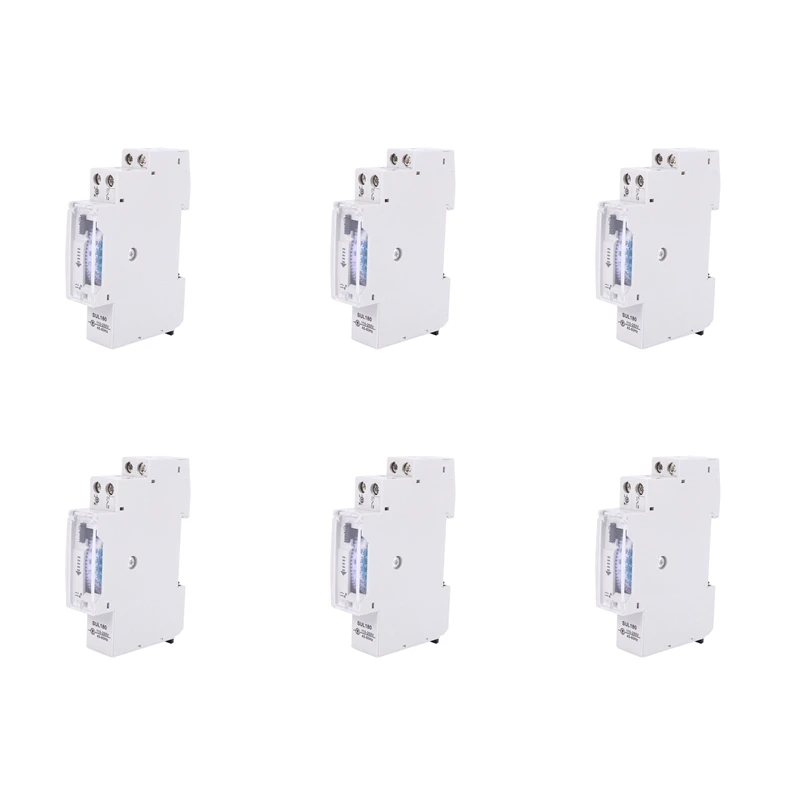 6X SUL180A 15 Minutes Mechanical Timer 24 Hours Programmable Din Rail Time Switch Relay Measurement Analysis Instruments
6X SUL180A 15 Minutes Mechanical Timer 24 Hours Programmable Din Rail Time Switch Relay Measurement Analysis Instruments