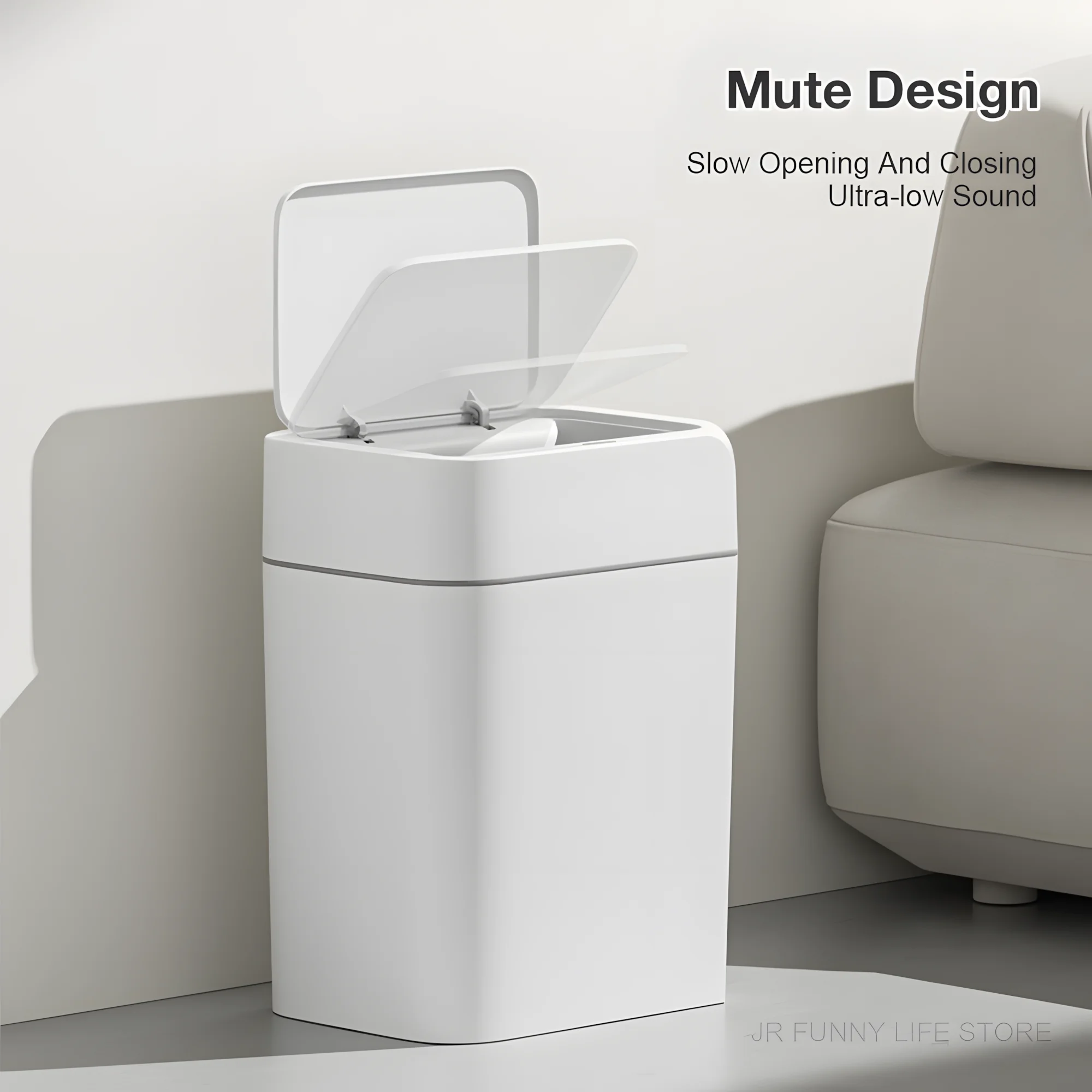 12/16L Smart Sensor Trash Can Bathroom Anti odor Automatic Trash Bin For Toilet White Electric Wastebasket
12/16L Smart Sensor Trash Can Bathroom Anti odor Automatic Trash Bin For Toilet White Electric Wastebasket