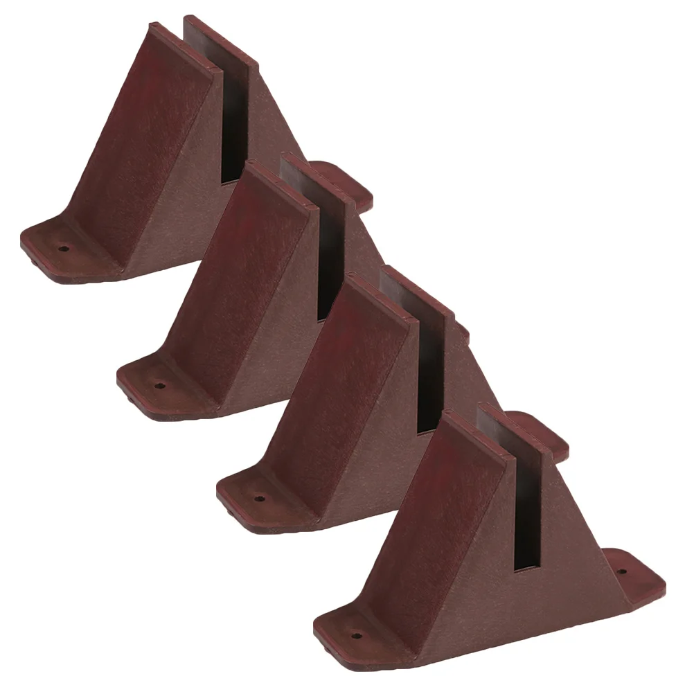4pcs Brown Plastic Garden Base Fence Holder Stabilizer Support Post Long Lasting Fence Stand Support Stable
4pcs Brown Plastic Garden Base Fence Holder Stabilizer Support Post Long Lasting Fence Stand Support Stable