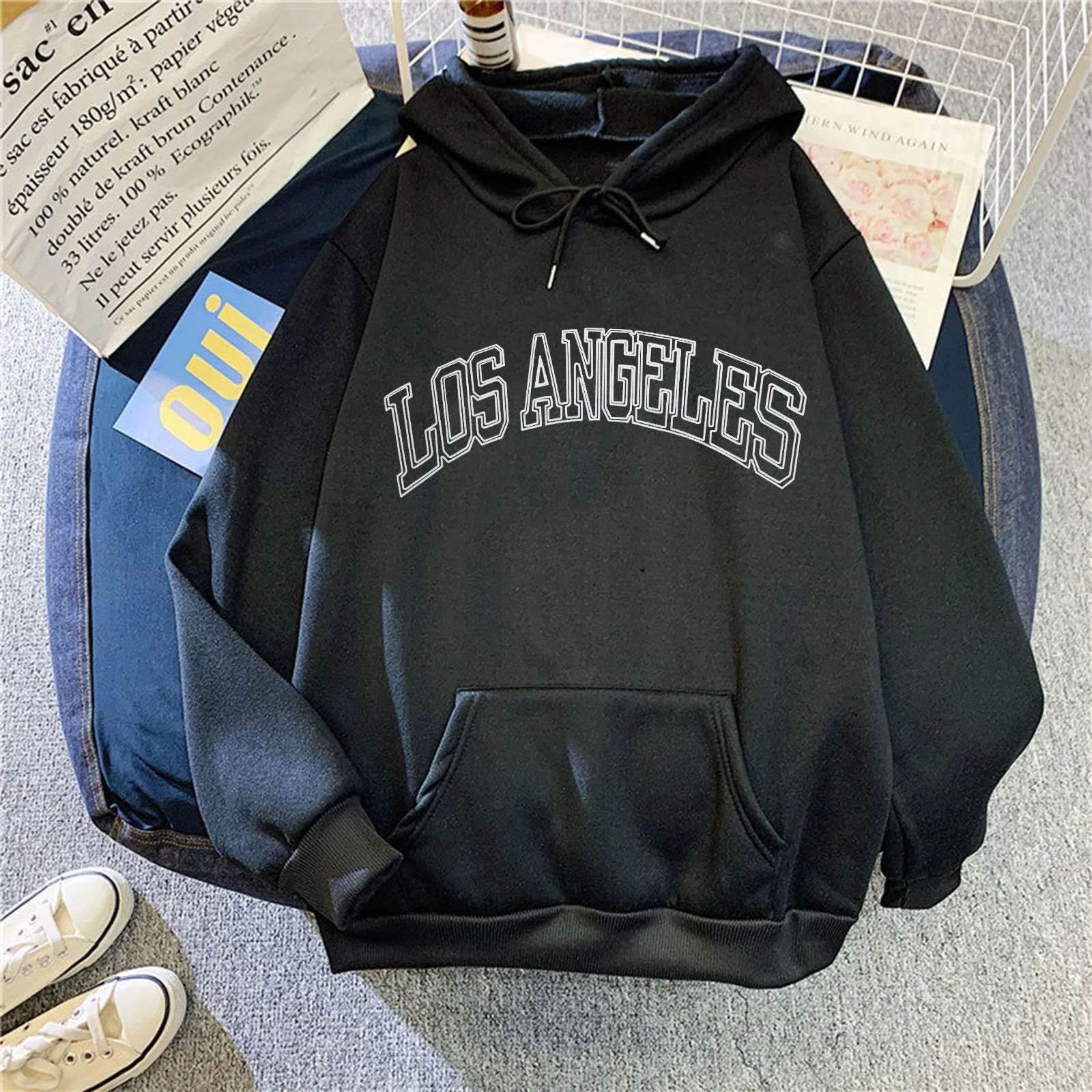 Women'S Letter Graphic Hoddie Japanese Harujuku Sweatshirt Long Sleeve Pullover Loose Top Hooded Shirt Autumn Women'S Clothing
Women'S Letter Graphic Hoddie Japanese Harujuku Sweatshirt Long Sleeve Pullover Loose Top Hooded Shirt Autumn Women'S Clothing