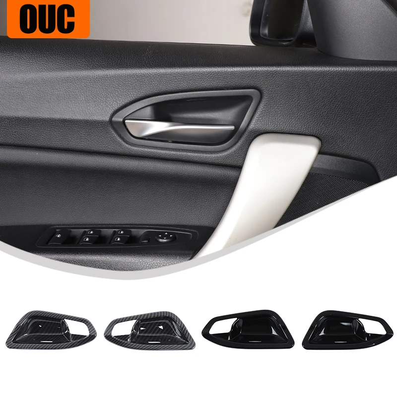 ABS Carbon Fiber Gloss Black Car Door Inner Handle Bowl Cover Decoration Sticker For BMW 1 2 Series F20 F21 F22 F23 2012-2019
ABS Carbon Fiber Gloss Black Car Door Inner Handle Bowl Cover Decoration Sticker For BMW 1 2 Series F20 F21 F22 F23 2012-2019