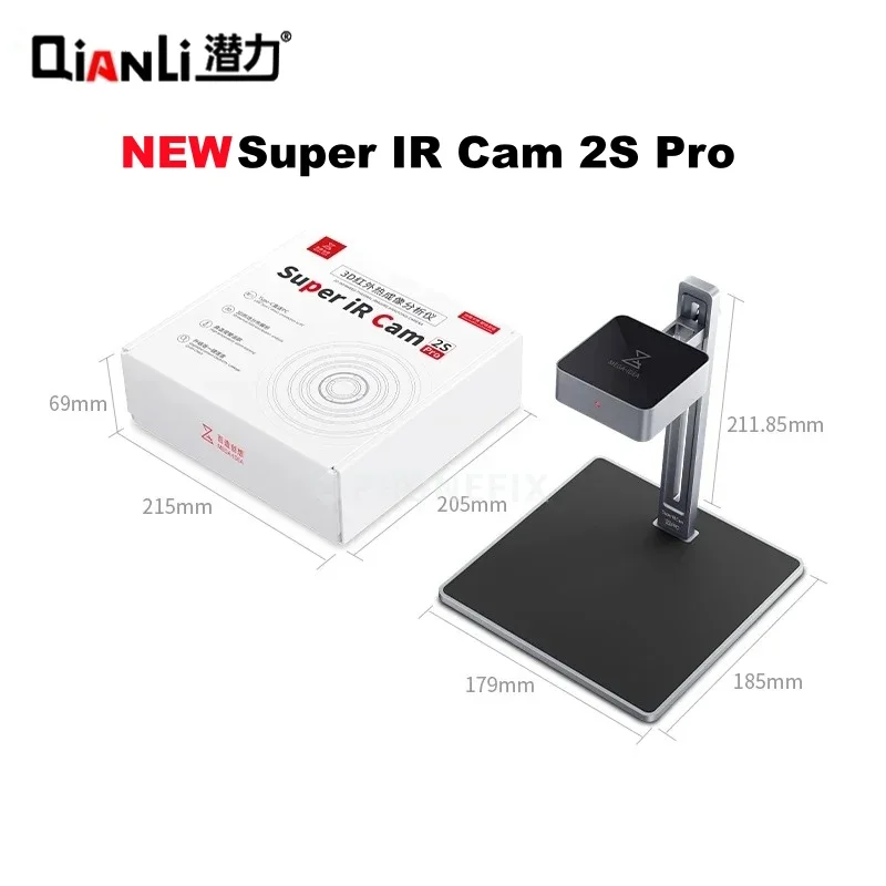 Тепловизионная камера Qianli MEGA-IDEA Super IR Cam 2S Pro / SuperCam X 3D для диагностики неисправностей печатных плат и быстрого обнаружения короткого замыкания
Тепловизионная камера Qianli MEGA-IDEA Super IR Cam 2S Pro / SuperCam X 3D для диагностики неисправностей печатных плат и быстрого обнаружения короткого замыкания