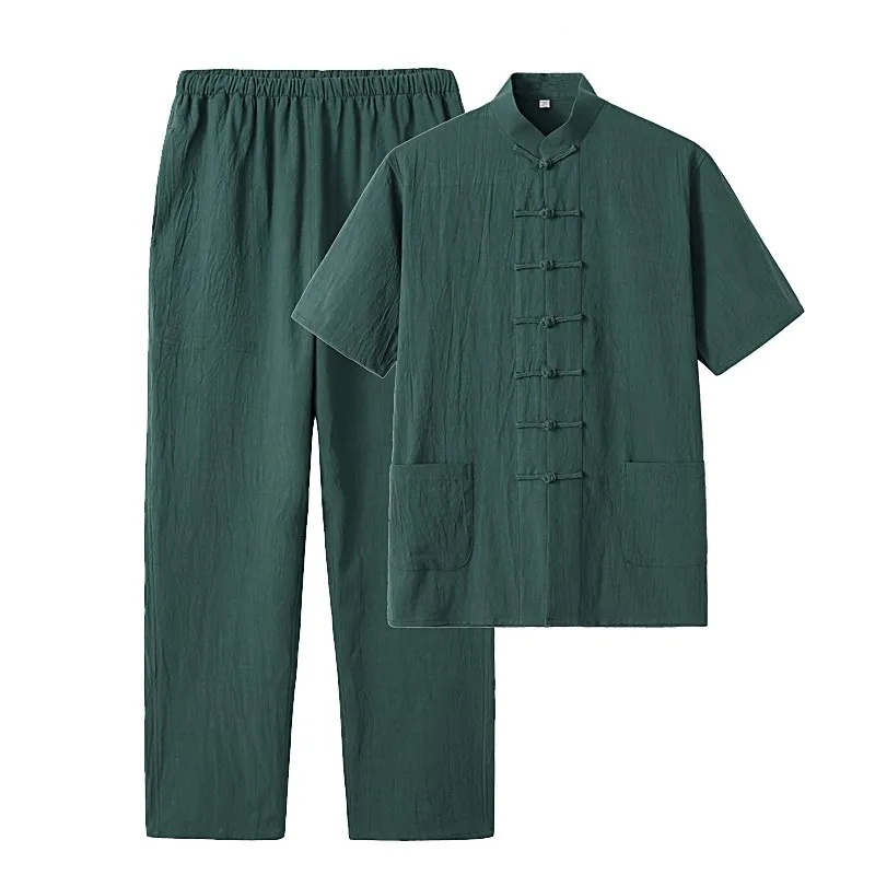 Summer Thin Cotton Pao Chang Men's Short Sleeve Two-Piece Set Pure Cotton Breathable Comfortable Casual Wear for Middle-Aged ...
Summer Thin Cotton Pao Chang Men's Short Sleeve Two-Piece Set Pure Cotton Breathable Comfortable Casual Wear for Middle-Aged ...