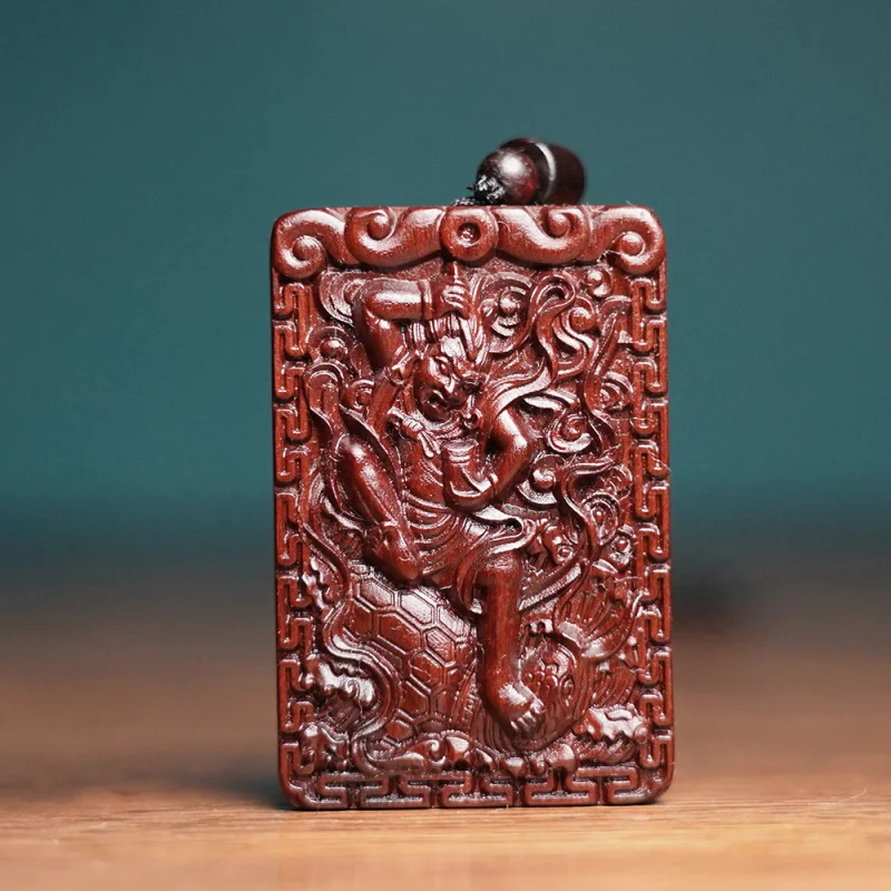 Natural lightning-struck jujube wood Qui Xing Dian Dou amulet pendant, handmade wooden carving, peace and tranquility talisman
Natural lightning-struck jujube wood Qui Xing Dian Dou amulet pendant, handmade wooden carving, peace and tranquility talisman
