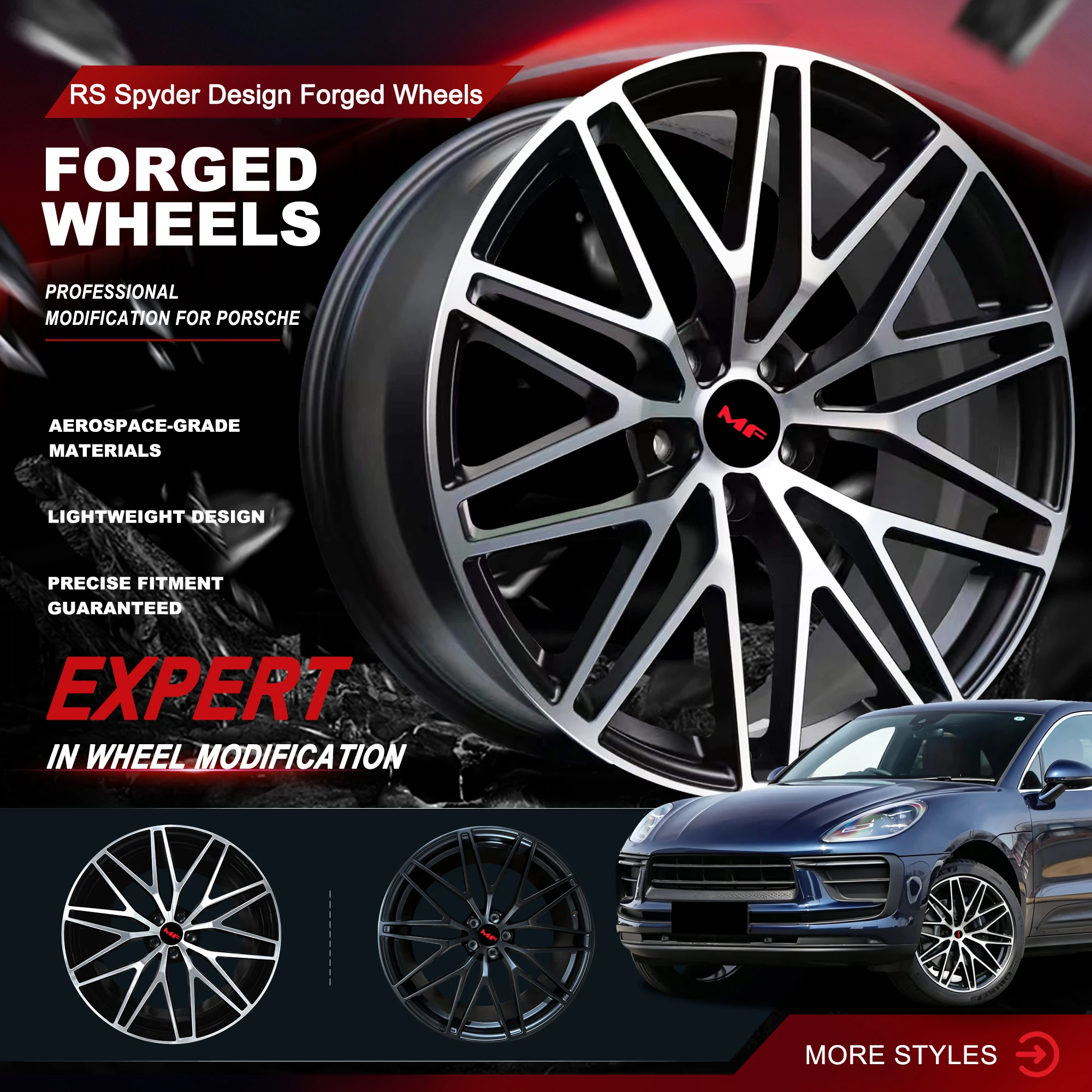 Single Forged Alloy Wheel Rim 20 21 22 Inch 5x130 Aviation Aluminum For Porsche Cayenne Macan Panamera Custom Performance Car
Single Forged Alloy Wheel Rim 20 21 22 Inch 5x130 Aviation Aluminum For Porsche Cayenne Macan Panamera Custom Performance Car