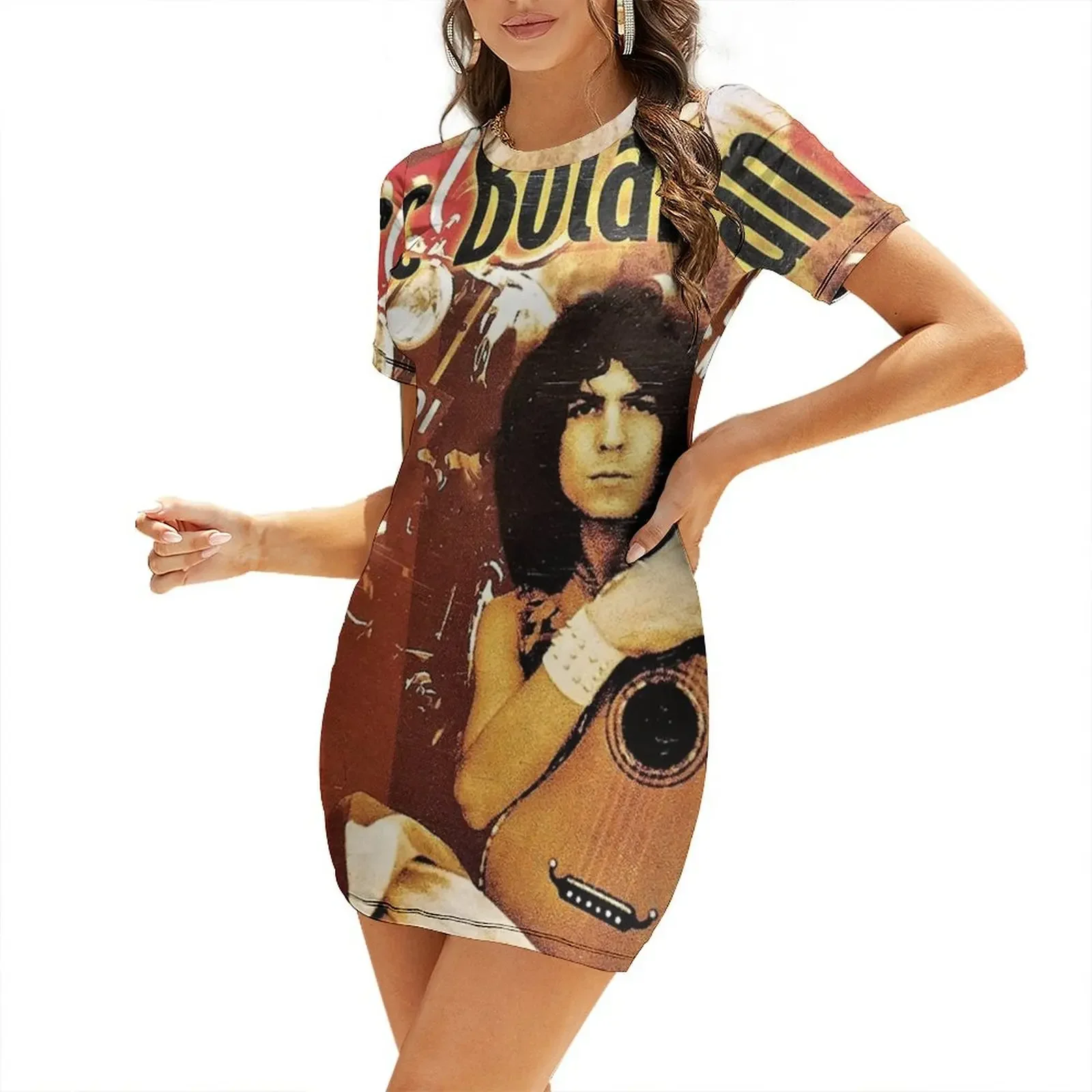 Guitar Bolans Poster Short-Sleeved Dress dresses for woman 2026 dress women summer
Guitar Bolans Poster Short-Sleeved Dress dresses for woman 2026 dress women summer