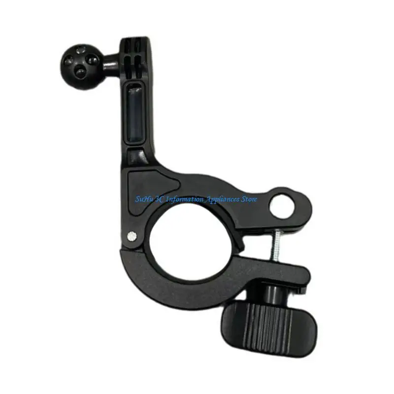 Reliable Adjustable Handlebar Mount Strong Clamp with 17mm Ball Adapter for Navigation and Phone Holders Action Cameras
Reliable Adjustable Handlebar Mount Strong Clamp with 17mm Ball Adapter for Navigation and Phone Holders Action Cameras