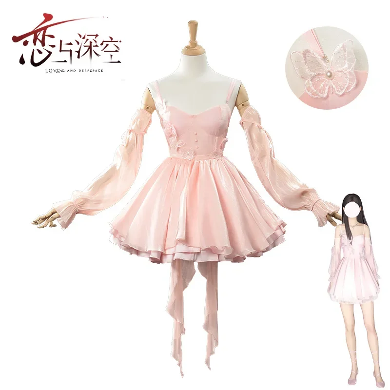 Pink Dress Uniform Suit Party Play Outfits for Sexy Girl Game Love and Deepspace Cosplay Mc Hunter Cosplay Wig Full Set Women
Pink Dress Uniform Suit Party Play Outfits for Sexy Girl Game Love and Deepspace Cosplay Mc Hunter Cosplay Wig Full Set Women
