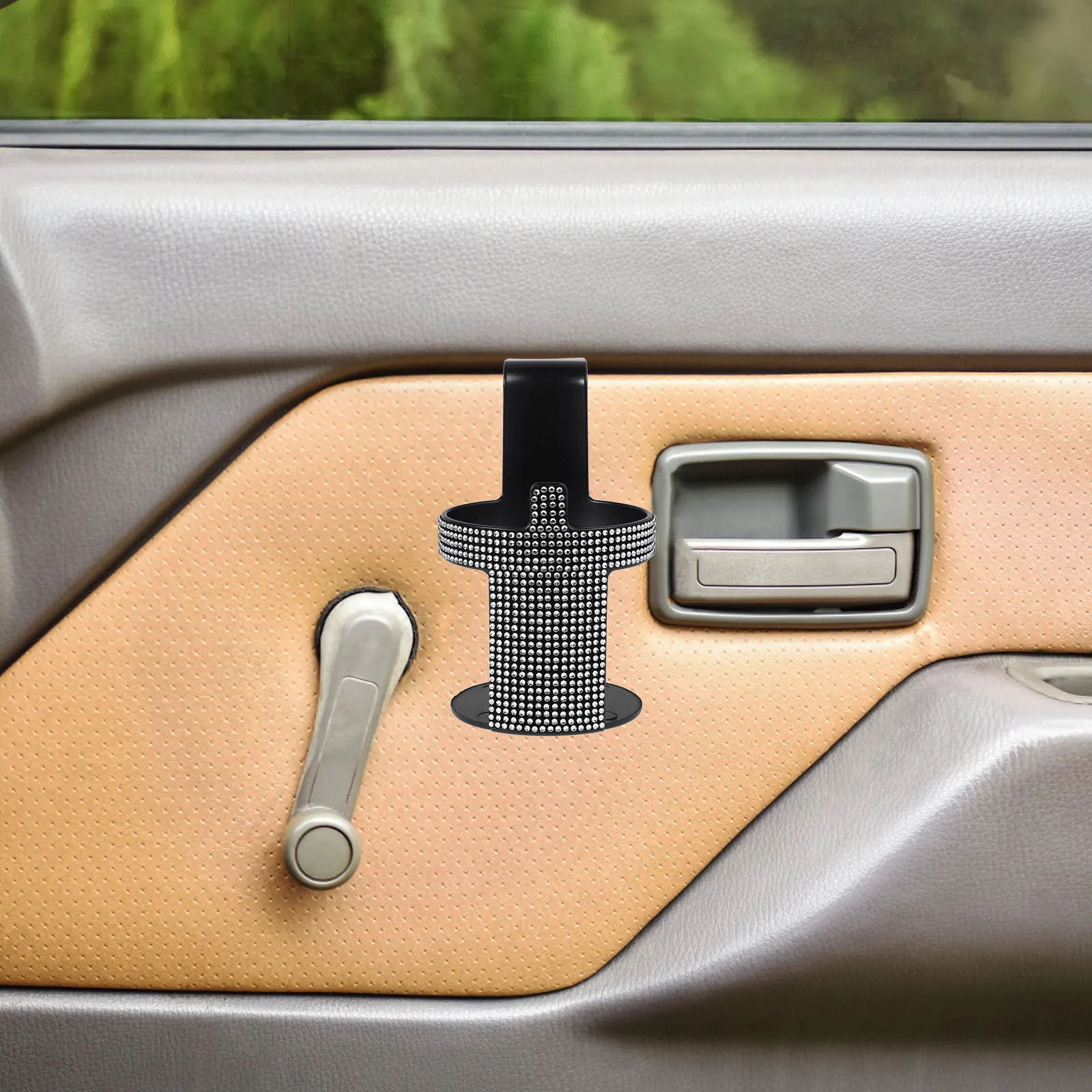 Multifunctional Water Bottle with Hook Design Rhinestone Decor Durable Hanger for Car Office Home Use Auto Cup Holder for Drink
Multifunctional Water Bottle with Hook Design Rhinestone Decor Durable Hanger for Car Office Home Use Auto Cup Holder for Drink