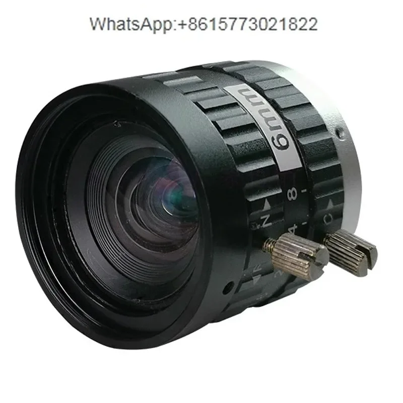 5 million wide-angle 6mm industrial camera lens 1/1.7 inch C interface manual aperture low distortion defect detection
5 million wide-angle 6mm industrial camera lens 1/1.7 inch C interface manual aperture low distortion defect detection