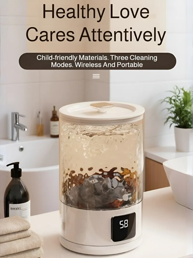 Специализированная портативная мини-машинка для стирки нижнего белья и детских вещей
Специализированная портативная мини-машинка для стирки нижнего белья и детских вещей