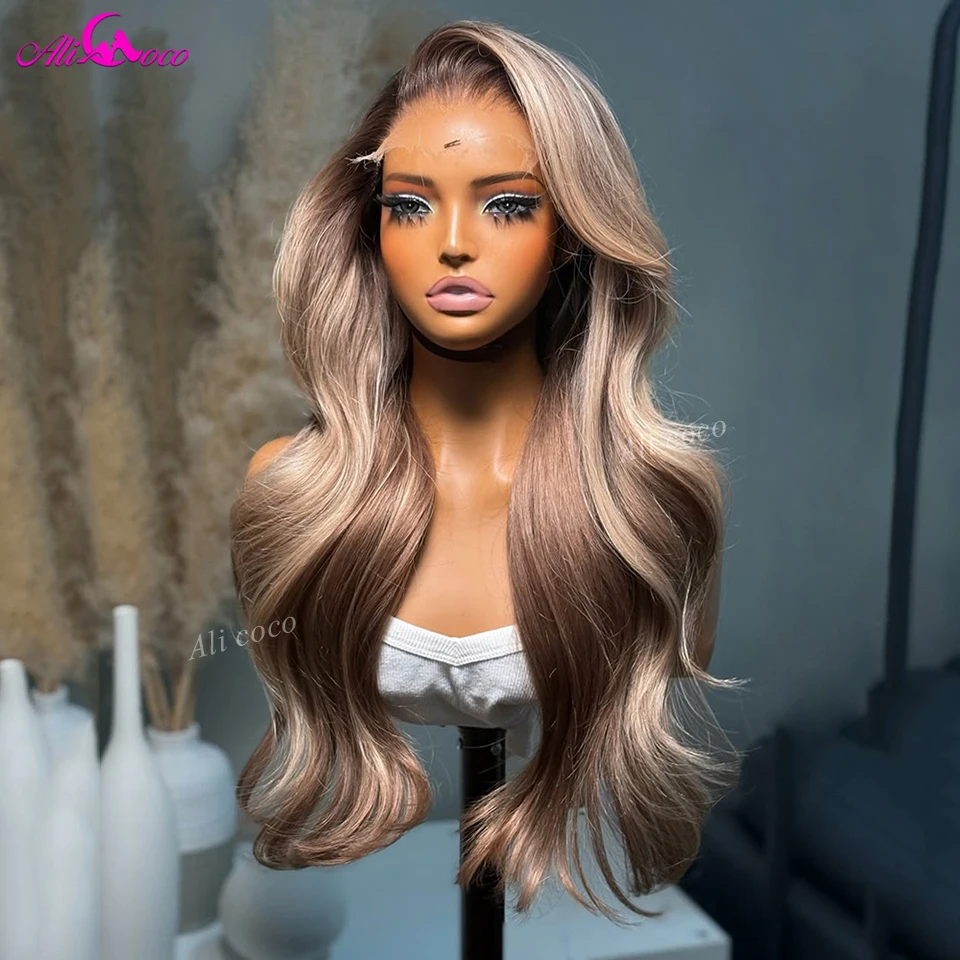 Ombre Milk Tea Colored Highlights Brown Transparent Lace Front Human Hair Wigs 180 Density for Women 13x6 Lace Front Body Wave
Ombre Milk Tea Colored Highlights Brown Transparent Lace Front Human Hair Wigs 180 Density for Women 13x6 Lace Front Body Wave