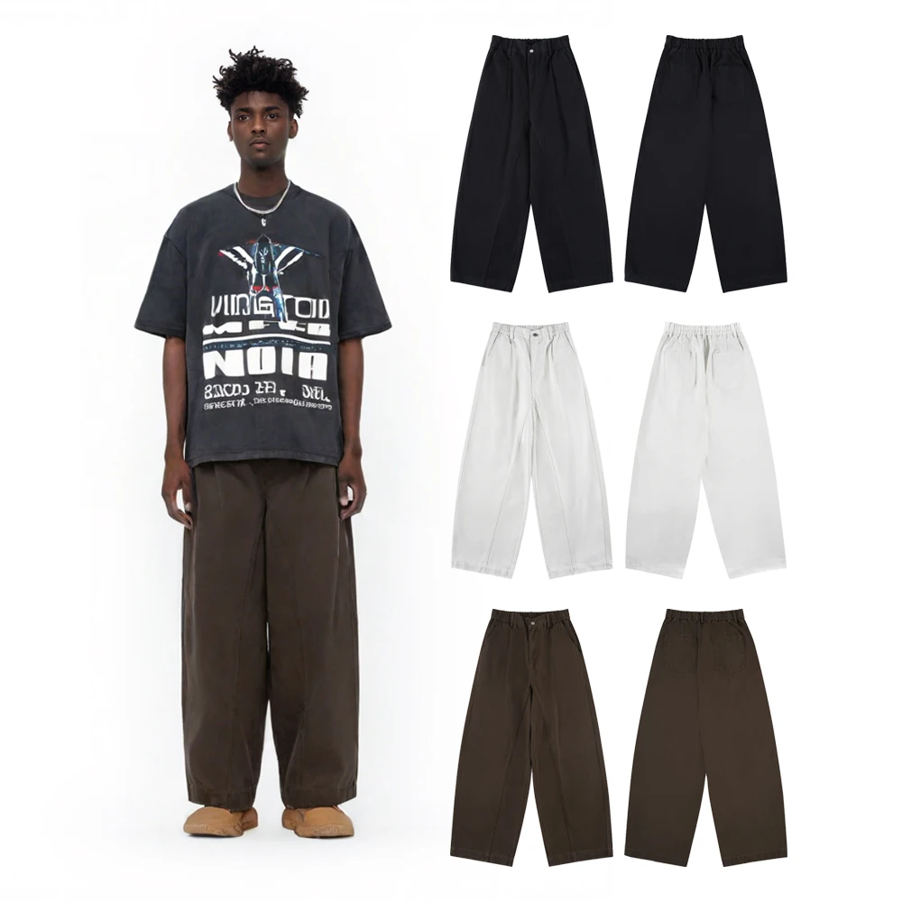 Винтажная уличная одежда: свободные брюки в стиле Харадзюку, хип-хоп, уличный стиль, хлопковые повседневные японские брюки, мужская одежда, широкие брюки
Винтажная уличная одежда: свободные брюки в стиле Харадзюку, хип-хоп, уличный стиль, хлопковые повседневные японские брюки, мужская одежда, широкие брюки
