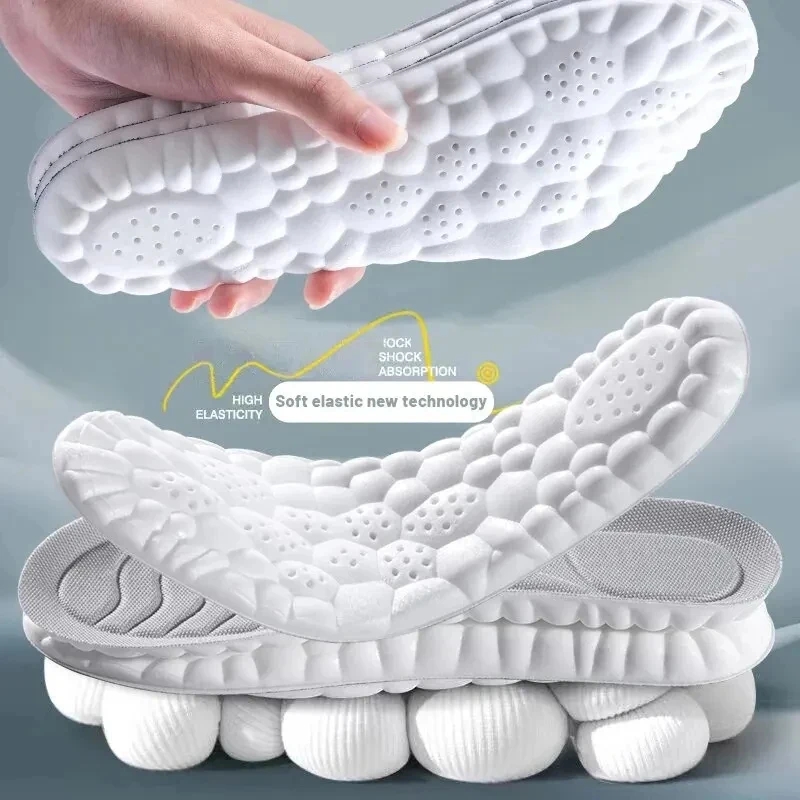 4D Sports Insoles for Shoes PU Gray Running Insole for Feet Breathable Shock Absorption Shoe Sole Arch Support Orthopedic Insert
4D Sports Insoles for Shoes PU Gray Running Insole for Feet Breathable Shock Absorption Shoe Sole Arch Support Orthopedic Insert